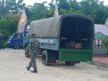 Anggota Satgas TMMD Bojonegoro Kembali Satuan, Kopka Zaini Siapkan Kendaraan